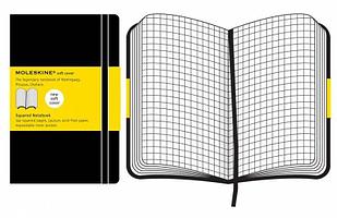 Блокнот Moleskine CLASSIC SOFT QP617 Large 130х210мм 192стр. клетка мягкая обложка черный