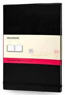 Блокнот для акварели Moleskine ART WATERCOLOUR ARTMM803 90x140мм 60стр. твердая обложка черный