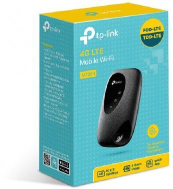 Модем 2G/3G/4G TP-Link M7200 micro USB Wi-Fi +Router внешний черный