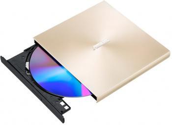 Привод DVD-RW Asus SDRW-08U9M-U золотистый USB slim ultra slim M-Disk Mac внешний RTL