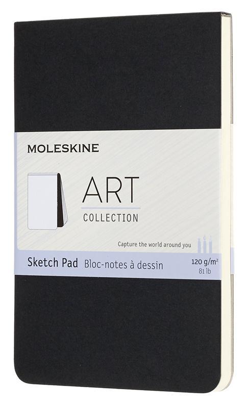 Блокнот для рисования Moleskine ART SOFT SKETCH PAD ARTSKPAD2 Pocket 90x140мм 48стр. мягкая обложка черный