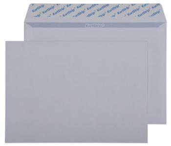 Конверт C5 162x229мм без окна белый силиконовая лента бумага 80г/м2 серая запечатка (pack:1000pcs)