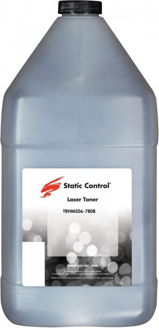 Тонер Static Control TRHM506-780B черный флакон 780гр. для принтера HP HM 506