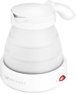 Чайник электрический Kitfort КТ-667-1 0.6л. 1150Вт белый (корпус: силикон)