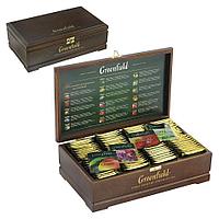 Набор чайный Greenfield 0463-12 ассорти черного и зеленого чая 96пак. дер.шкат.