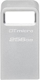 Флеш Диск Kingston 256Gb DataTraveler Micro DTMC3G2/256GB USB3.0 серебристый