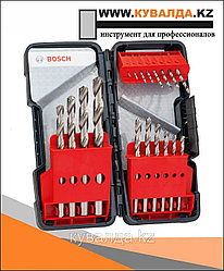 Набор Bosch Toughbox из 18 сверл по металлу HSS-G, DIN 338, 135°, 1–10 мм