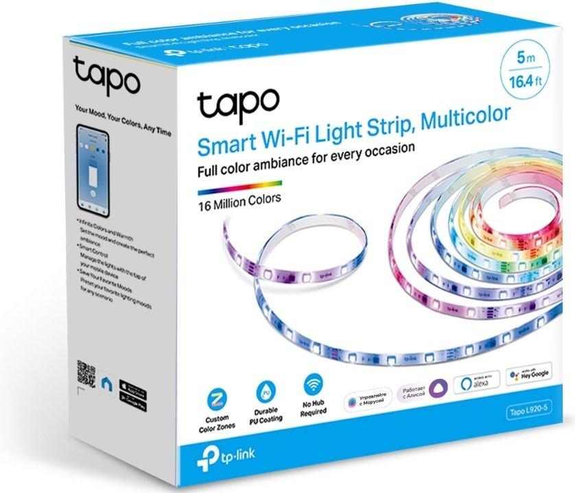 Умная диммируемая Wi-Fi светодиодная лента многоцветная Tapo L920-5