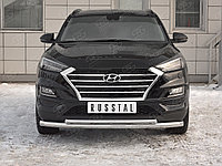 Защита переднего бампера d63 секции-d42 дуга Hyundai Tucson 2018-2021