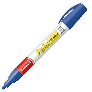 Маркер-краска Luxor "Paint Marker", синий, 4 мм, нитро-основа.