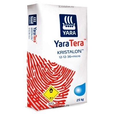Удобрения Кристалон красный YaraTera 12-12-36 - фото 1 - id-p105561744