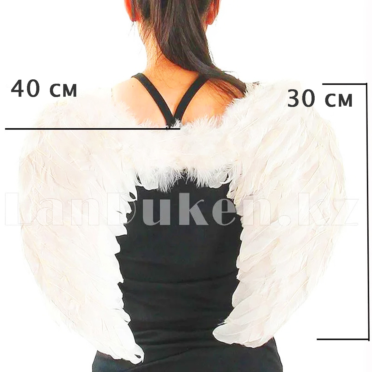 Крылья ангела белые (размер S 30*40 см) - фото 1 - id-p46436300