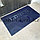 Грязезащитный придверный коврик Welcome резиновый с щетинками 80х50 см синий, фото 3