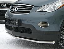 Защита переднего бампера d42 Infiniti EX35 2007-2013