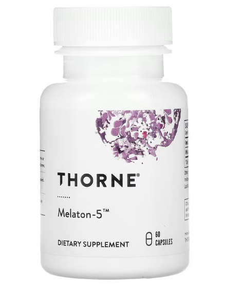 Thorne Research, Мелатон-5, 60 капсул