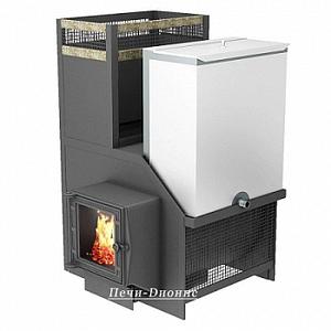 Печь для бани Емельяныч-3 Ceramic, с дверцей ДТ-4С со стеклом, под бак слева (Дионис) 8 - 24 м3