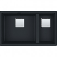 Кухонная мойка под столешницу Franke KNG 160 3,5" черный матовый