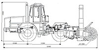Универсальная машина (Фрезерно-роторный снегоочиститель) 703МА ОС ПТК