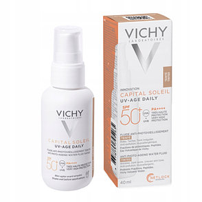 Набор косметики  VICHY Capital Soleil UV-AGE DAILY SPF 50 + NEOVADIOL PERI-MENOPAUSE + КОСМЕТИЧКА, фото 2