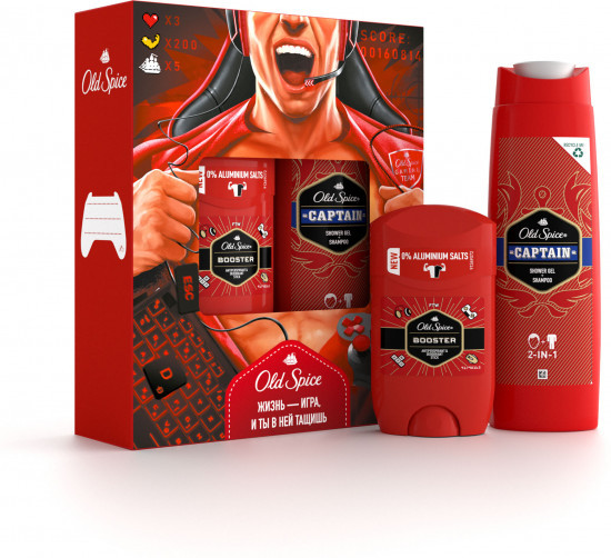 Подарочный набор Old Spice Whitewater Мужской дезодорант стик 50 мл + Гель для душа 250 мл