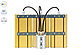 Низковольтный светодиодный светильник Магистраль GOLD, консоль K-3 , 81 Вт, 45Х140°, фото 3