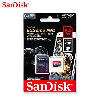 Карта памяти SanDisk Extreme Pro microSDXC UHS-I 64GB 200MB/s