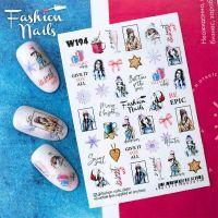 W194 Слайдер дизайн Fashion Nails