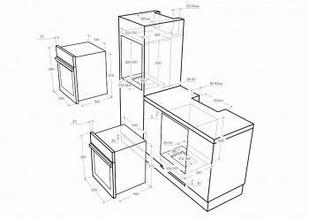 Духовой шкаф Газовый Maunfeld MGOG 673B черный