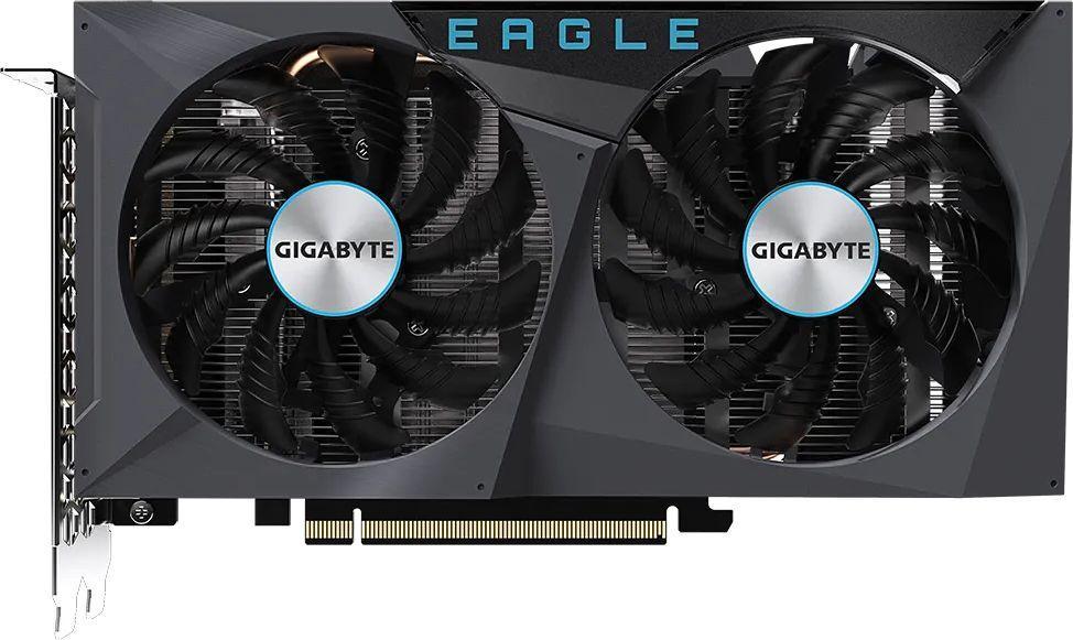 Видеокарта Gigabyte PCI-E 4.0 GV-N3050EAGLE-8GD NVIDIA GeForce RTX 3050 8192Mb 128 GDDR6 1777/14000 HDMIx2
