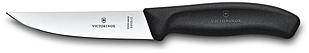 Нож кухонный Victorinox Swiss Classic (6.8103.12B) стальной разделочный лезв.120мм прямая заточка черный