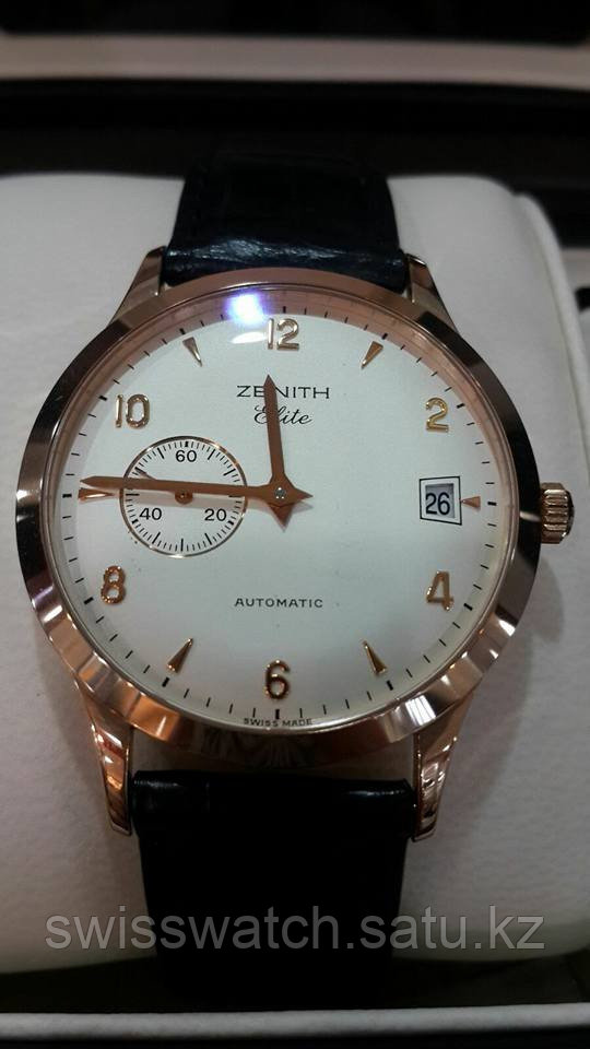 ZENITH Class Elite Men's Automatic 18K Rose Gold Watch 17-0125-680/01 - фото 2 - id-p13205834