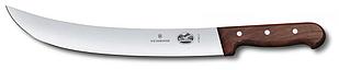 Нож кухонный Victorinox Cimeter (5.7300.31) стальной разделочный для стейка лезв.310мм прямая заточка бордовый