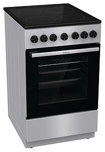 Плита Электрическая Gorenje GEC5B41SG серый стеклокерамика (без крышки)