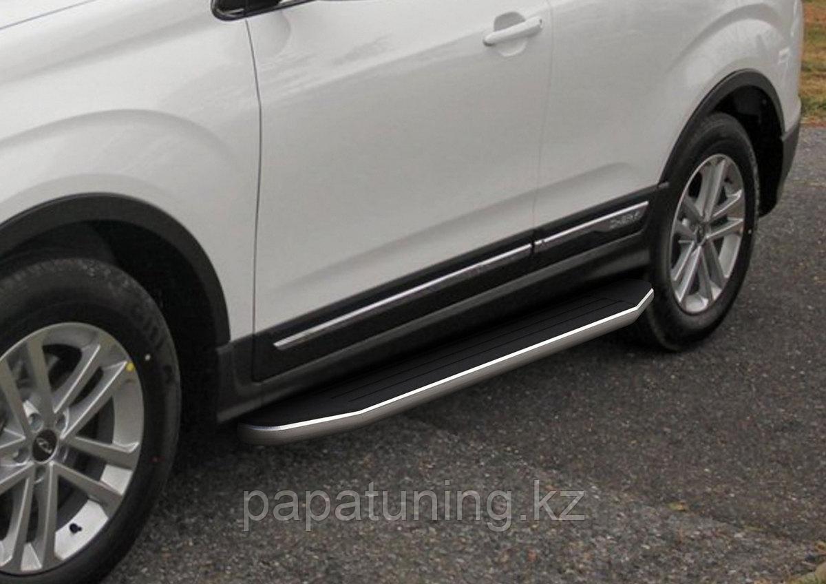 Пороги подножки Premium Chery Tiggo 5 2016-, фото 1