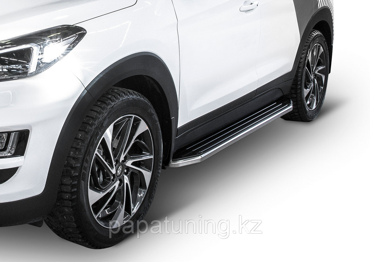 Пороги подножки Hyundai Tucson 2018-2021 Premium, фото 1