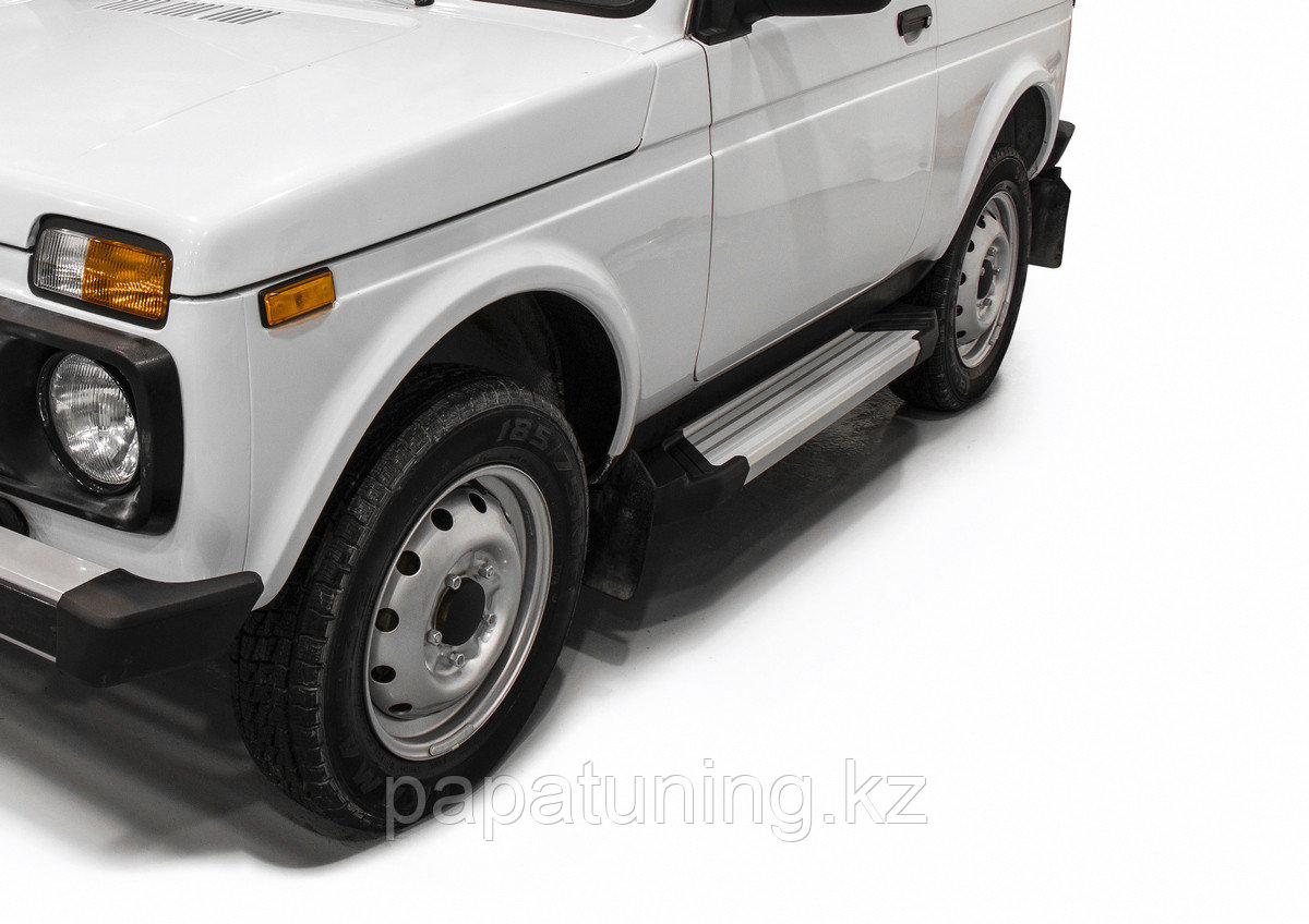 Пороги подножки Silver Lada Niva Urban 3d 1993- - фото 1 - id-p105576479