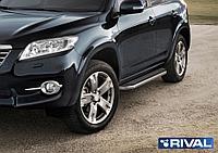 Пороги подножки Toyota Rav4 2010-2013 Premium