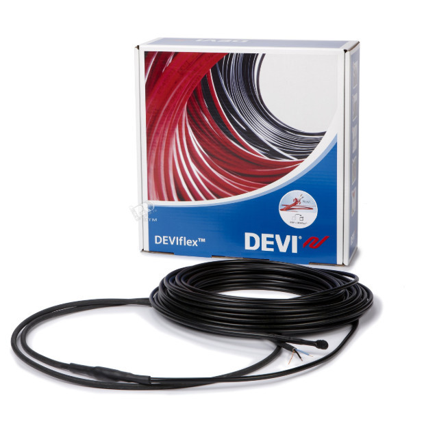 Двухжильный нагревательный кабель DEVIsafe 20T на 220В - 12 м. (DTCE-20, длина: 12 м., мощность: 245 Вт) - фото 2 - id-p71732394