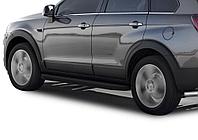 Пороги, подножки "Premium-Black" Chevrolet Captiva 2011-2013-2016
