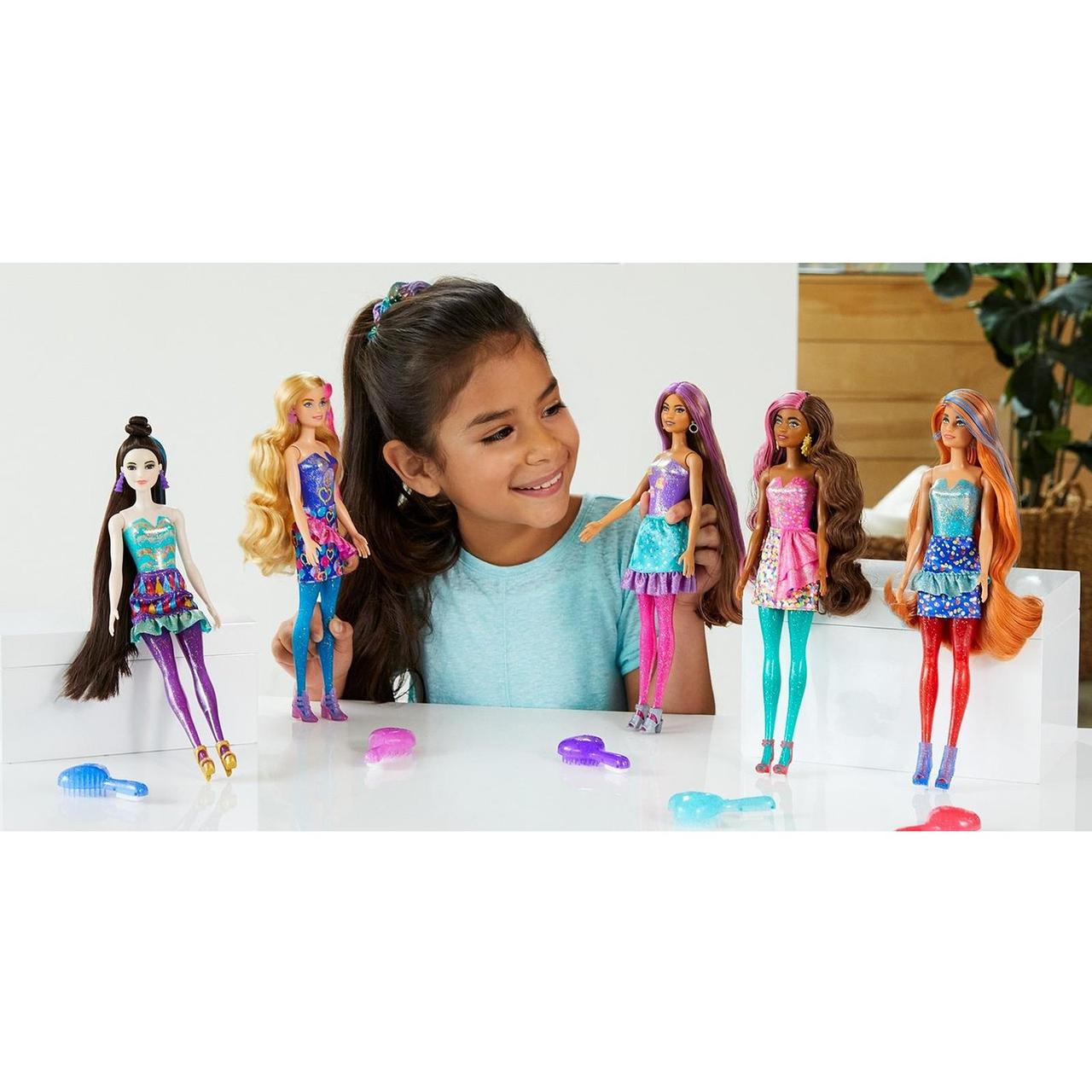 Barbie "Цветное перевоплощение" Кукла-сюрприз Барби Вечеринка, Color Reveal - фото 8 - id-p105531064