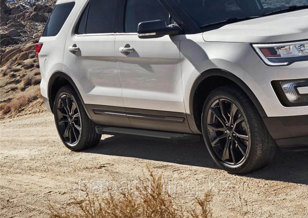 Пороги подножки Black Ford Explorer 2015-, фото 1