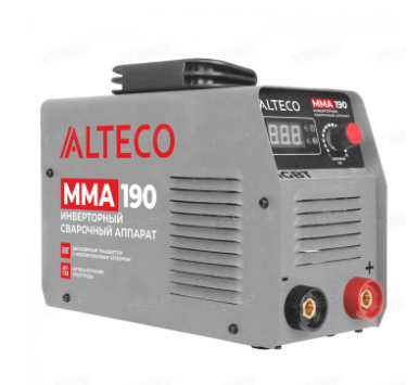 Сварочный аппарат инверторный ALTECO MMA-190 - фото 1 - id-p105576831