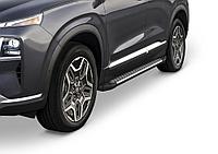 Пороги подножки Hyundai Santa Fe 2021- Bmw-Style
