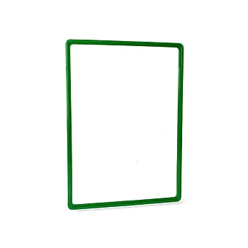 Пластиковая рамка ЗЕЛЕНАЯ с карманом-протектором формата PF-A3