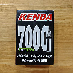 Велосипедная камера Kenda 700x18/25C f/v (28x3/4). 18/25-622/630. Для шоссейного велосипеда | FIX. Рассрочка