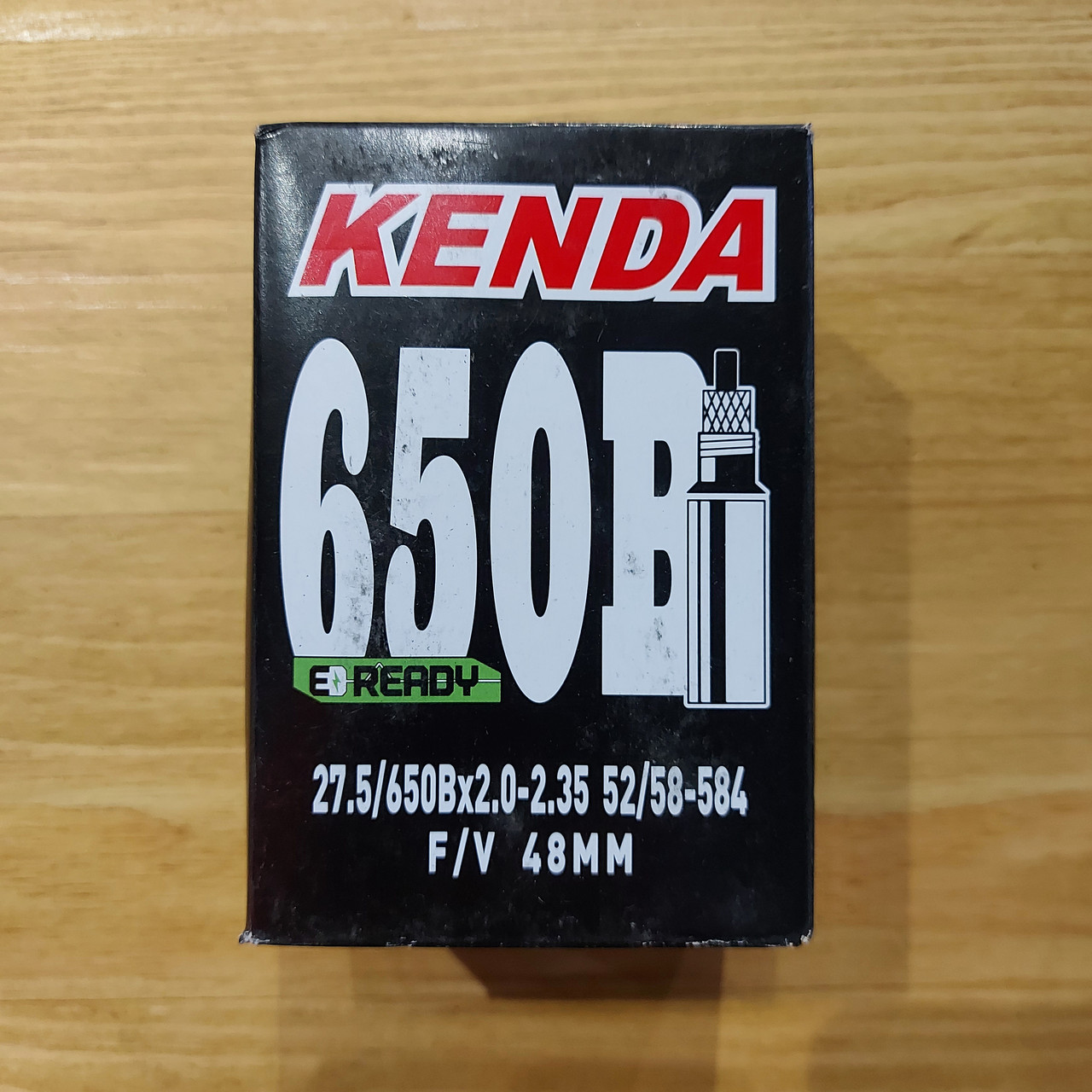 Велосипедная камера "Kenda" 27,5/650Bx2.0-2,35. 52/58-584. F/V. 48mm. Presta. Рассрочка. Kaspi RED