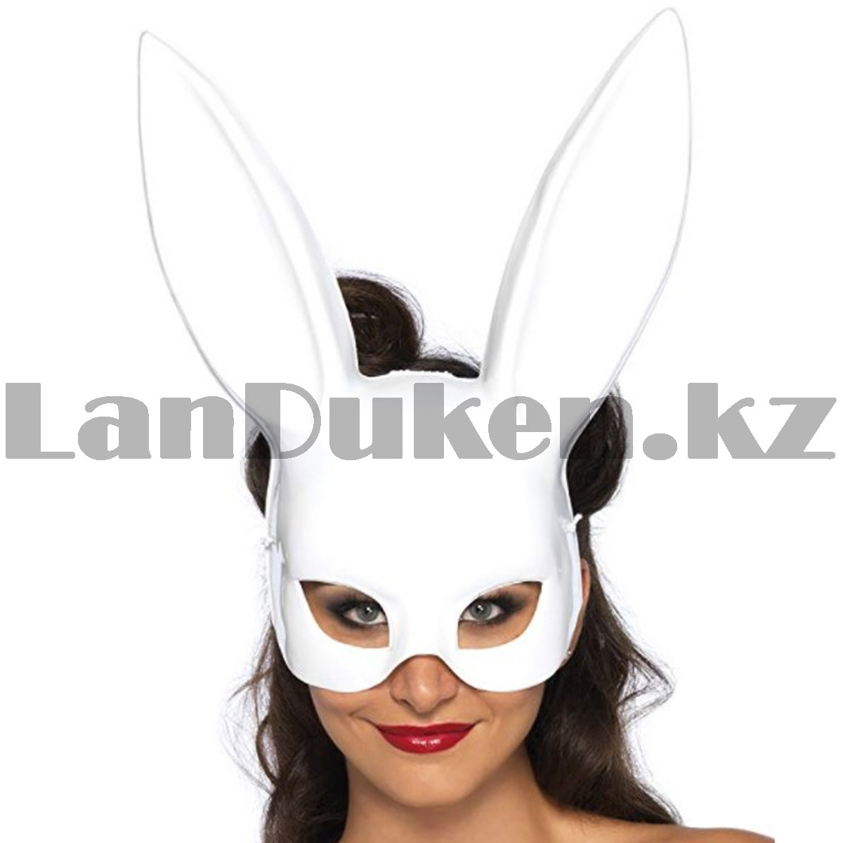 Маска Зайца карнавальная маска белая