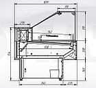 Холодильная витрина Sonata Q 1200, фото 5