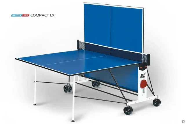 Теннисный стол Compact LX - усовершенствованная модель стола для использования в помещениях с сеткой, фото 2