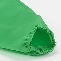 Набор для уроков труда ЮНЛАНДИЯ, клеенка ПВХ 40x69 см, фартук-накидка с рукавами, зеленый, фото 5